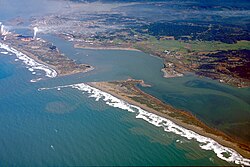 Vista panorámica de la bahía de Humboldt y el entorno de Eureka
