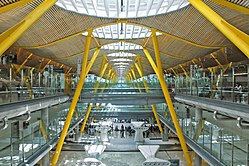 Infraestructura aeroportuaria comercial en España