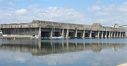 Muelles de submarinos en Saint-Nazaire