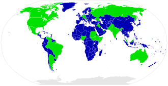 Mapa mundial que distingue a los países del mundo como Estados federales o unitarios