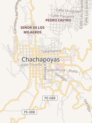 Mapa cartográfico de la zona