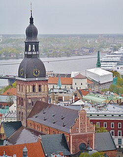 Vista general de la Catedral de Riga