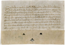 Privilegio promulgado por Sancho IV de Castilla para fundar los Estudios Generales de Alcalá de Henares