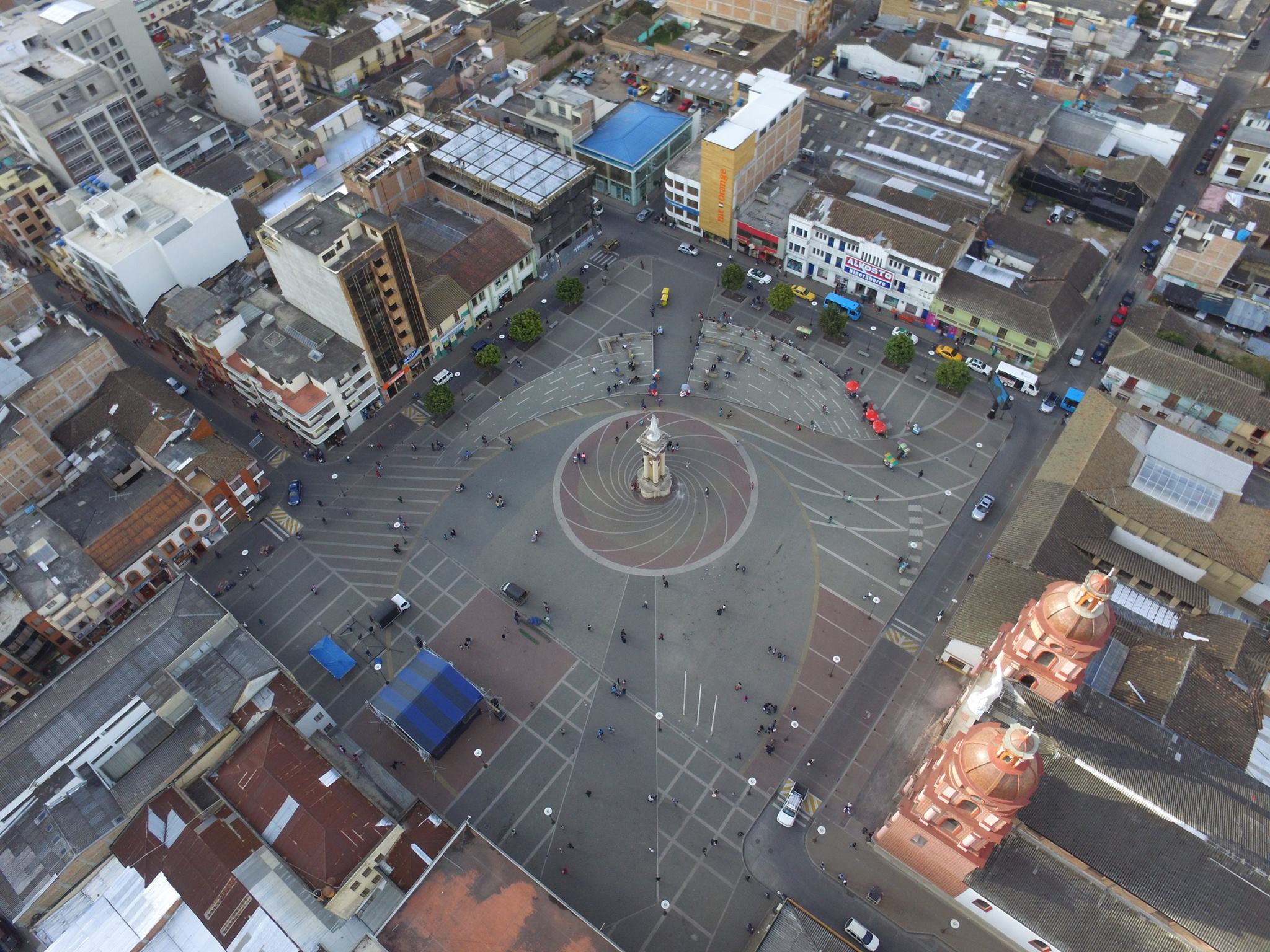 Plaza 20 de Julio en Ipiales