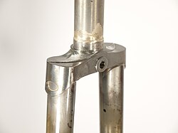 Horquilla de bicicleta fabricada en acero 4130