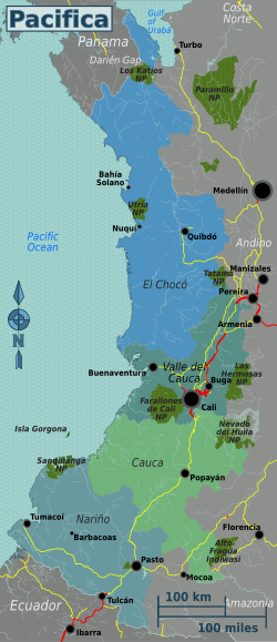 Mapa de parques naturales