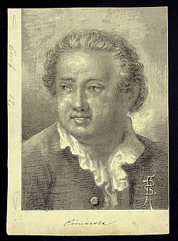 Retrato antiguo de Domenico Cimarosa anterior a 1917