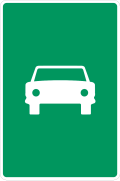 Señalización actual de vías para automóviles