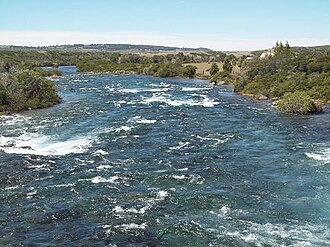 Nacimiento del río en el lago Vintter.