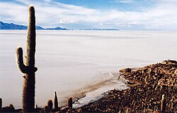 Salar de Uyuni en Bolivia.