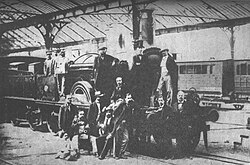 Impulsores, accionistas e ingenieros de la línea ferroviaria Barcelona-Mataró en 1848.