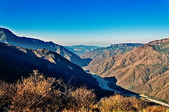 Vista panorámica del Cañón del Chicamocha