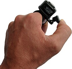 Timbre de bicicleta de badajo externo