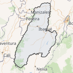 Mapa de ubicación del Tolima en Colombia