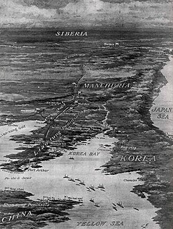 Mapa del escenario del conflicto