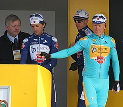 Marcos Serrano y Aleksandr Vinokúrov