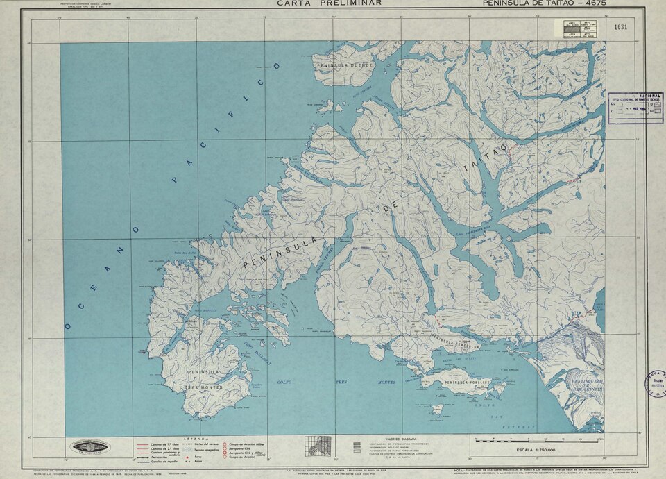 Mapa histórico de la zona