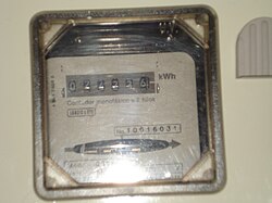 Contador doméstico de electricidad