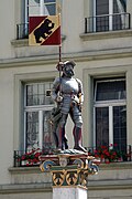 Vennerbrunnen en el casco antiguo