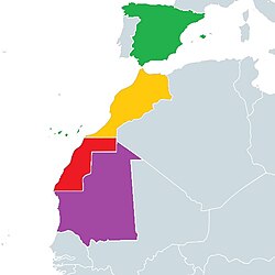 Imagen histórica de la firma del Acuerdo de Madrid
