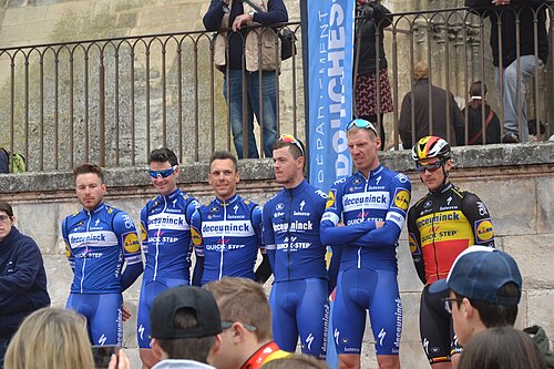El equipo Deceuninck-Quick Step en el Tour La Provence 2019