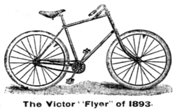 Bicicleta Overman Victor de 1893.