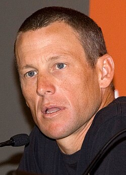Lance Armstrong durante el Tour Down Under de 2009