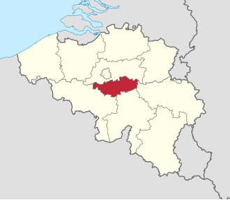 Representación gráfica asociada al Distrito de Nivelles