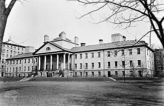 Edificio Bullfinch del Hospital General de Massachusetts en 1946