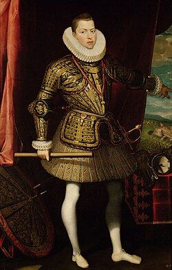 Retrato de Felipe III realizado por Juan Pantoja de la Cruz