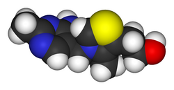 Representación de la tiamina en el contexto de las vitaminas del complejo B