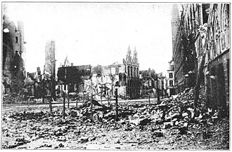 Pintura de la Segunda batalla de Ypres por Richard Jack