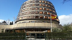 Edificio del Tribunal Constitucional de España en Madrid