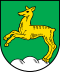 Representación heráldica del escudo municipal de Wolnzach