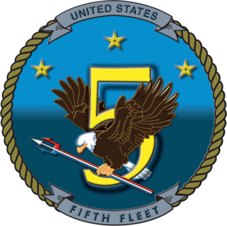 Emblema oficial de la Quinta Flota de los Estados Unidos