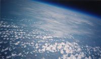 Vista del planeta Tierra desde el espacio