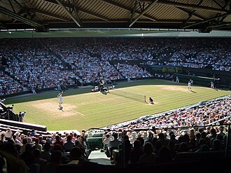 Instalaciones y sede del All England Lawn Tennis y Croquet Club en Wimbledon, Londres.