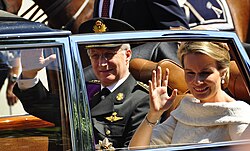 Los reyes Felipe y Matilde el día de su ascenso al trono