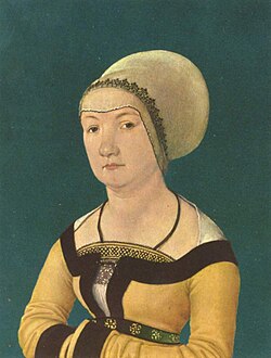 Retrato de una mujer de 34 años, 1516-1517, Museo de Arte de Basilea