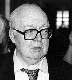 Friedrich Dürrenmatt en el año 1989