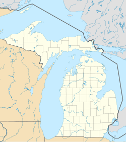 Mapa de ubicación de la villa de Romeo en el condado de Macomb, Míchigan
