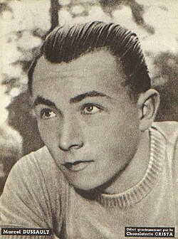 Fotografía de perfil y datos biográficos de Marcel Dussault