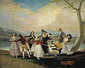 La gallina ciega, cartón de Goya