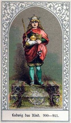 Retrato histórico de Luis IV de Alemania