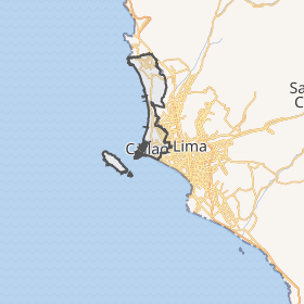 Mapa de la Provincia Constitucional del Callao