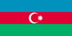 Emblema y datos generales de la participación de Azerbaiyán en Pekín 2008