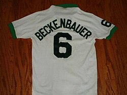 Camiseta de Beckenbauer en el New York Cosmos