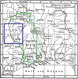 Mapa del territorio de Salaga