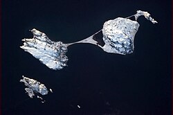 Vista del archipiélago de San Pedro y Miquelón