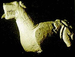Escultura del León de Bujalance datada en el siglo V a. C.